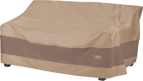 DUCKCOVERS Elegant Waterproof 79 Inch Patio Sofa Cover, Patio Furniture Covers